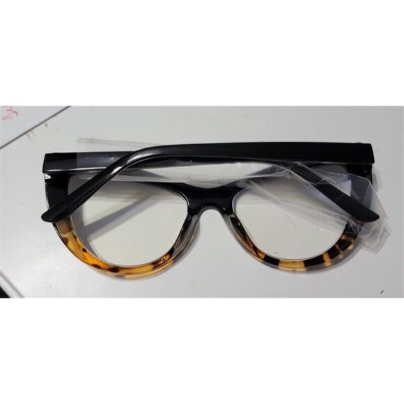 EyeKepper Black Tortoiseshell 1.5 Cat Eye Thick Reading Nerd Glasses 113256 - Picture 3 of 3
